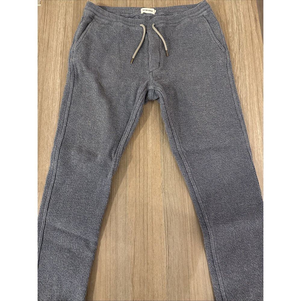 Taylor Stitch Gray Joggers with Tapered Leg and Drawstring Waist